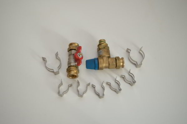 Lot soupape + Vanne + Clips pour module Panasonic WH-ADC1216H6E5  (OCCASION) – Image 2