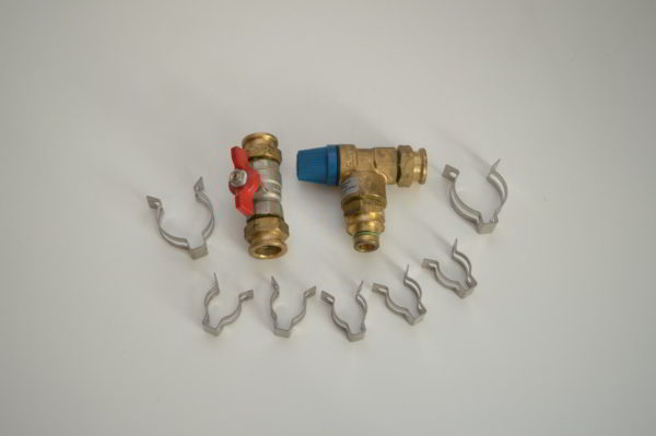 Lot soupape + Vanne + Clips pour module Panasonic WH-ADC1216H6E5  (OCCASION) – Image 3