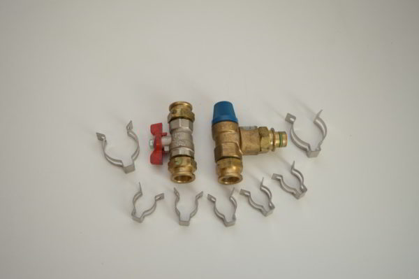 Lot soupape + Vanne + Clips pour module Panasonic WH-ADC1216H6E5  (OCCASION)