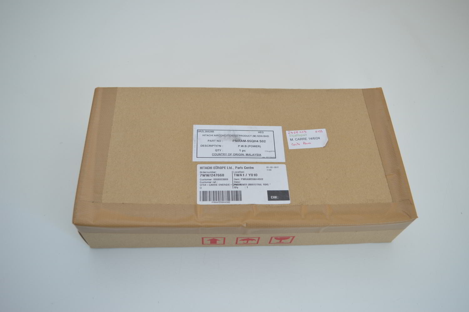 Carte POWER Hitachi TE-55 A ou RAM-55QH4 ou RAM-55QH5 (PMRAM55QH4902 ou PMRAM55QH4 S02) (NEUF) – Image 4