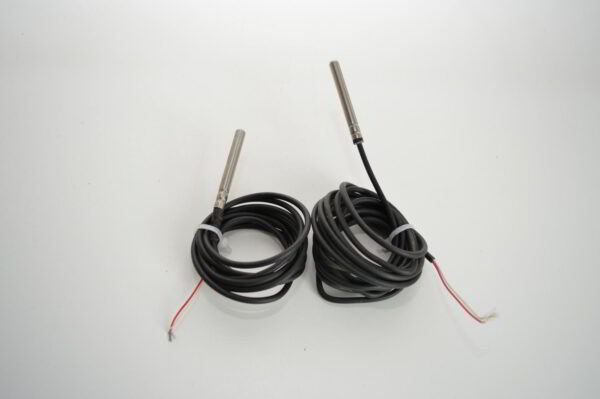 Lot de 2 sondes NTC (embout métal) pour Régulateur Carel ou Polytropic JD PAC 12 (OCCASION)