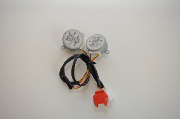 Lot de 2 moteurs de volet 35BYJ46 LEI LI pour Atlantic Fujitsu ABYG14LVTA / ABYG18LVTA / ABYG24LVTA (Référence d'origine: 891675 + 899974) (OCCASION) (Copie)