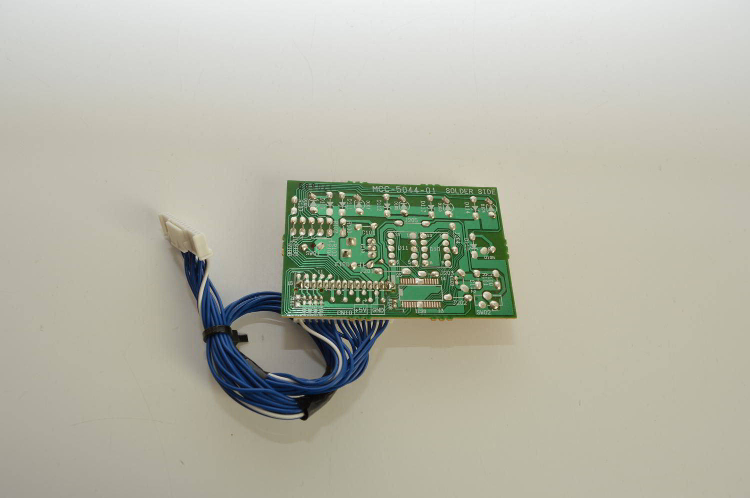 Carte Led+IR+BP (Display PCB) MCC-5044-01 pour mural Toshiba RAS-M13SKV-E / RAS-M16SKV-E / RAS-107SKV-E6 (Référence d'origine: 43TN9942) (OCCASION) – Image 2