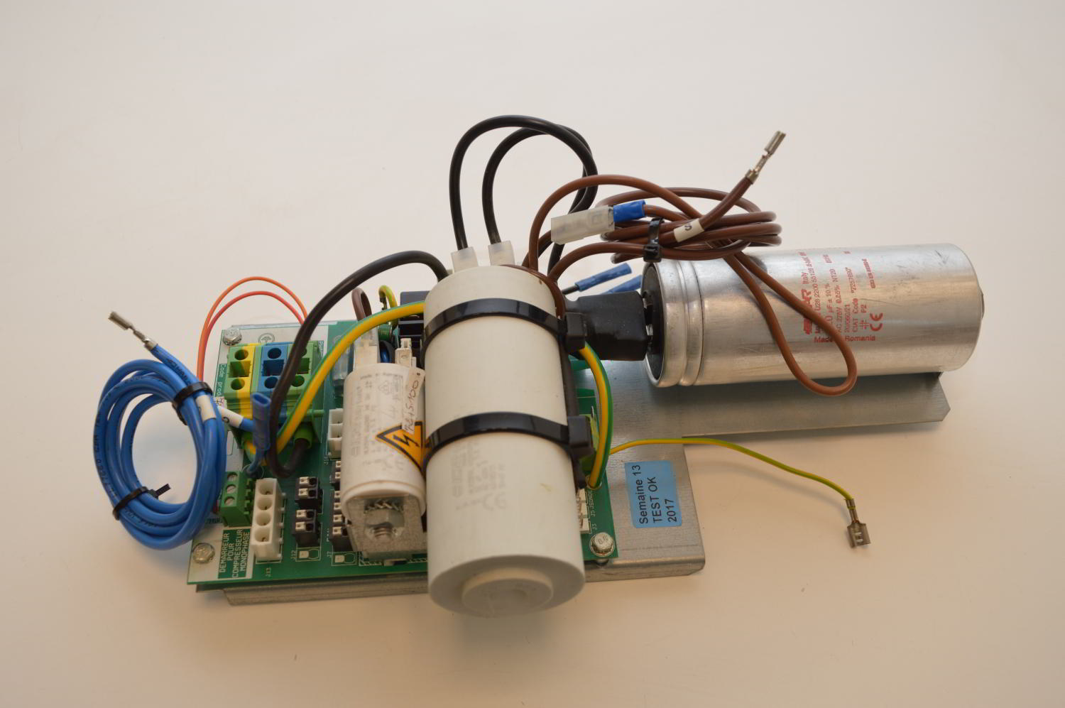 Carte Démarrage Compresseur 7245100 + Condensateurs pour CIAT AGEO 30H / AUREA 50H / CALEO 50H (Ref: 7245100) (OCCASION) – Image 2