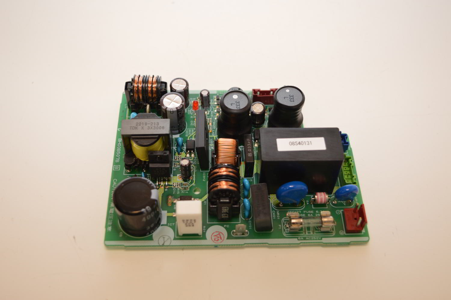 Carte de puissance / Power Board BH00B507B B (08S40131) BH76B508G01 pour UE Mitsubishi Electric PKFY-P15VBM-ER3 / PKFY-P15VBM-ER5 / PKFY-P25VAM-E (Ref: T7WH02313) (OCCASION)