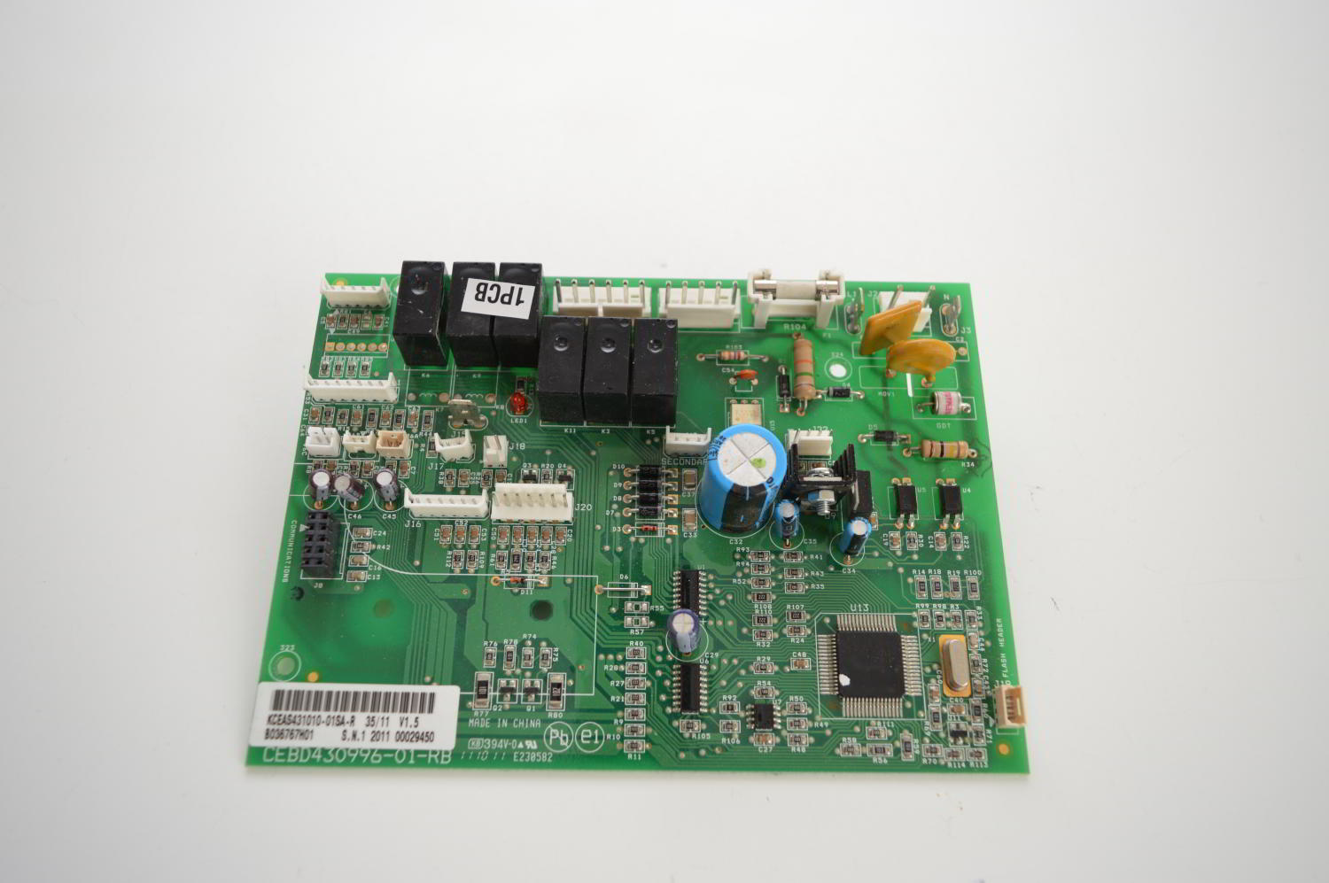 Carte de contrôle CEBD430996-01-RB / B036767H01 pour CARRIER 80AWH065M6 / 80AWT04X / 80AWX115T6 (Ref: B036767H01) (OCCASION)