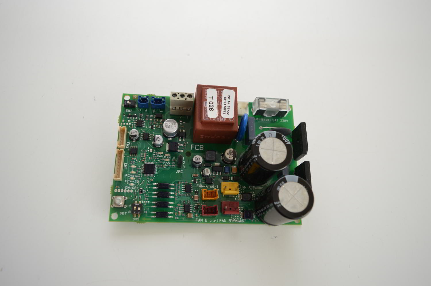 Carte ventilation FCB (Fan Control Board) 2220117-02 (22-20 v1.04) pour ZODIAC POWERFORCE PFORCE357FAA / Z550 iQ MD4 / Z550 iQ TD8 (Ref: WTC03963) (OCCASION)